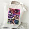 Kpop Witch Hunters Printed Canvas Bag Large Capacity Women's Daily Shopping Bag KTB