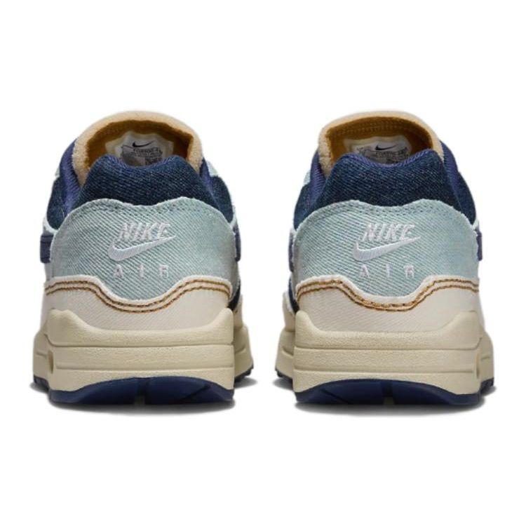 Nike WMNS Air Max 1 '87 Aura Midnight Navy Pale Ivory Women's Lifestyle Shoes FQ8900-440