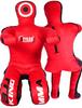 Stylso Judo Dummy, Grappling Dummy, Martial Arts Dummy, Wrestling Dummy, Unstuffed, Sitting Position (Official Japanese Product) (Red, 5 Feet)