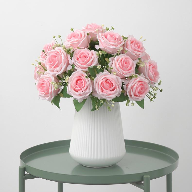Artificial Rose Flower Display For Home Wedding And Romantic Settings