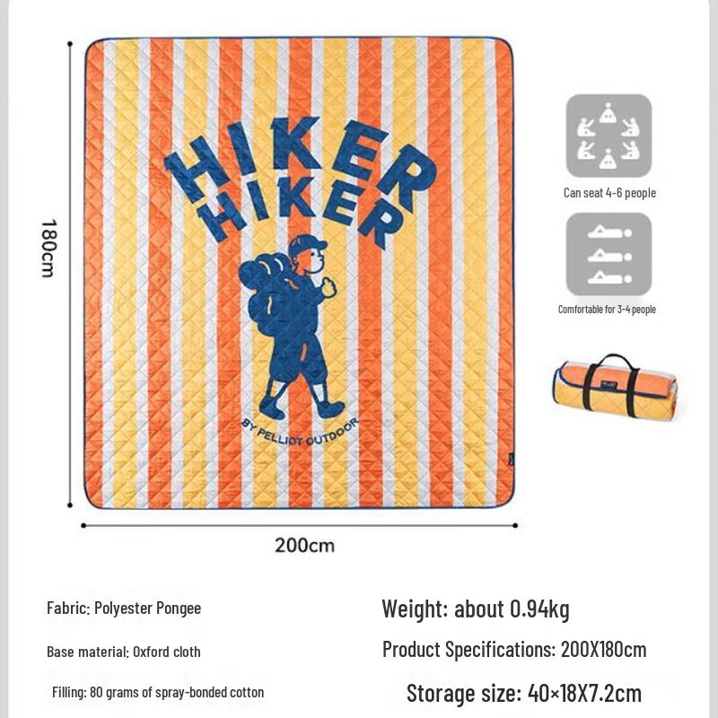 Pelliot HIKER 1.8m Thickened Ultrasonic Picnic Mat