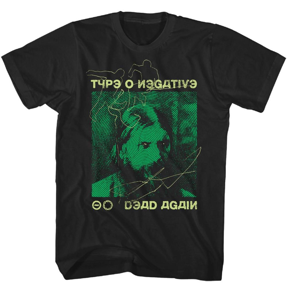 Type O Negative Dead Again Outline Mens T Shirt Music Classic Band Tee Black Unisex T-Shirt XXXL