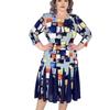 2025 European & American Print New Dress