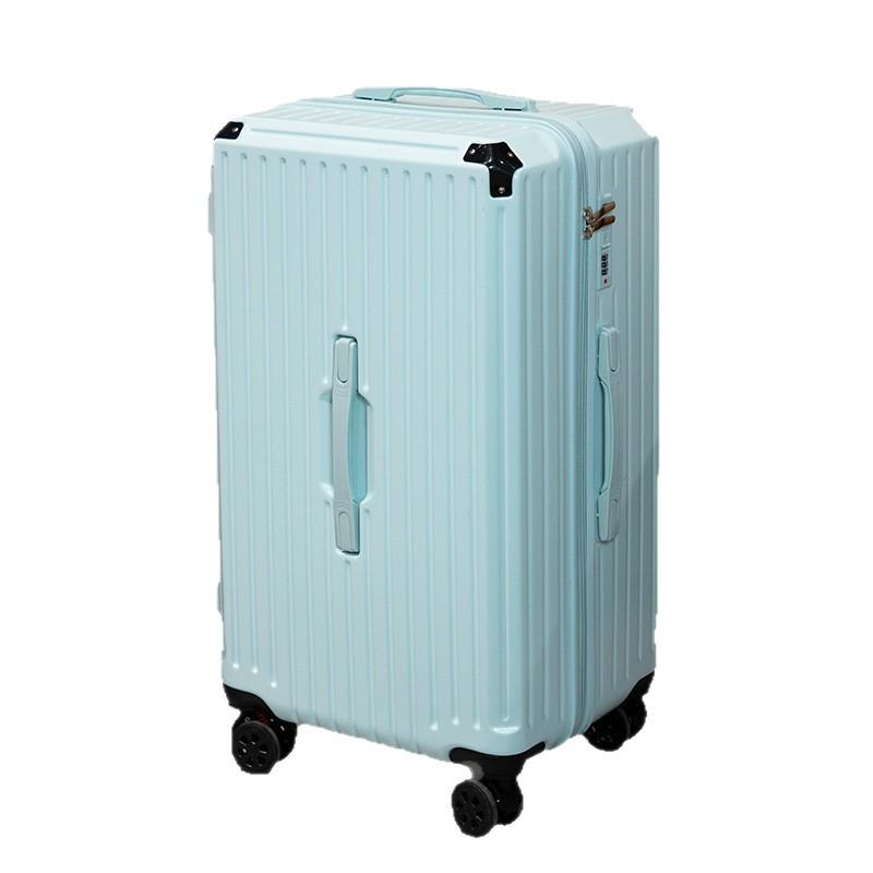 Women's Lightweight Travel Suitcase - Five-Wheel, 24"/28" Options, Large Capacity, Corner Protectors