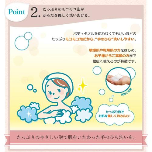 Additive-free Body Soap with Soap Bubbles, Plenty of Foam, 570mL, Easy To Wash Your Hands