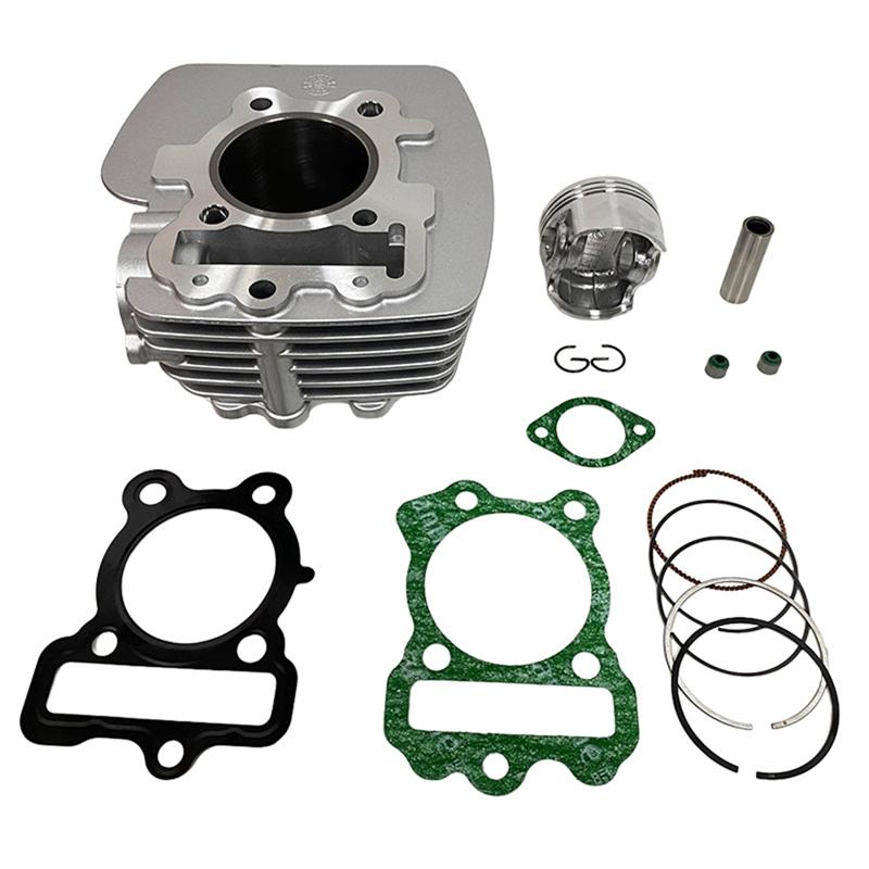 Ac29-Motorcycle Engine Cylinder Piston Replacement Kit 56Mm Fits For BAJAJ Boxer 150, Discover 125G, Bm150 CT150