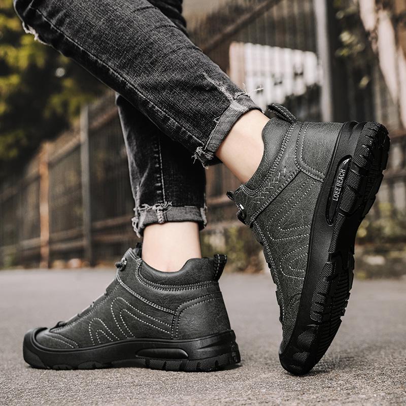 Fashion Hiking Boots Outdoor Casual Sneaker Loafers Sports and Leisure  Casual Ankle Boots Safety Shoes Work Boots for Men Leather Shoe – buy the  best products in the Ayzeze online store
