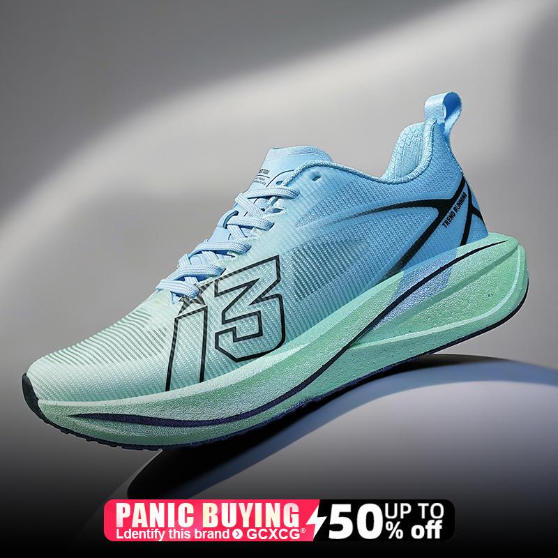 

Running Shoes Speciality Carbon Board Marathon Men Sports Breathable Lightweight Women s Comfortable Athletic Nonskid Sneakers 45 синій