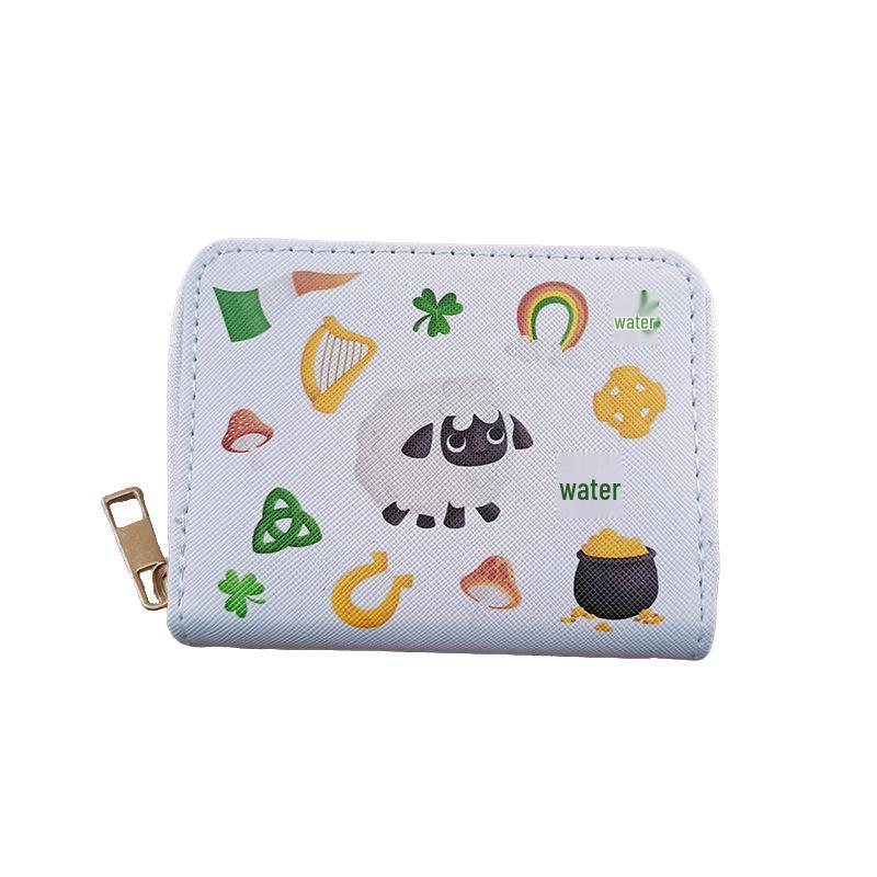 Women's Korean Style Cartoon Mini Wallet & Zipper Card Holder Coin Purse