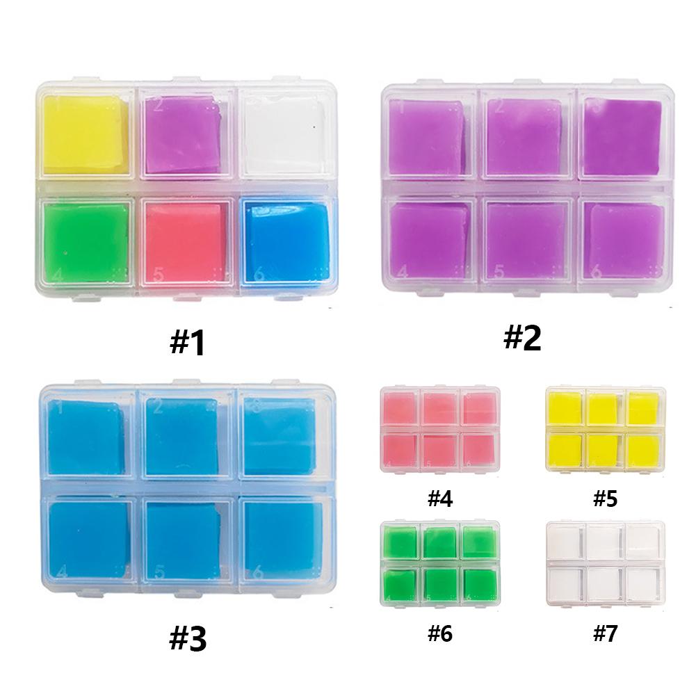 DIY Diamonds Painting Accessories Art Craft 30pcs Diamond Painting Glue Clay 2x2cm 6 Colors Glue Clay Wax Tool Set For Drawing