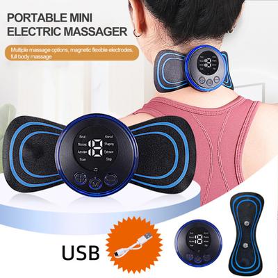 Mini macchina per massaggi 8 modalità Dispositivo per terapia antidolore per tutto il corpo ricaricabile a bassa frequenza Strumento per fisioterapia Stimolatore muscolare