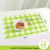 OEING Disposable Waterproof Plaid Table Mat