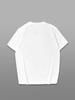 7 cats Plus size women's round neck short sleeve T-shirt with elastic half sleeves and trendy prints