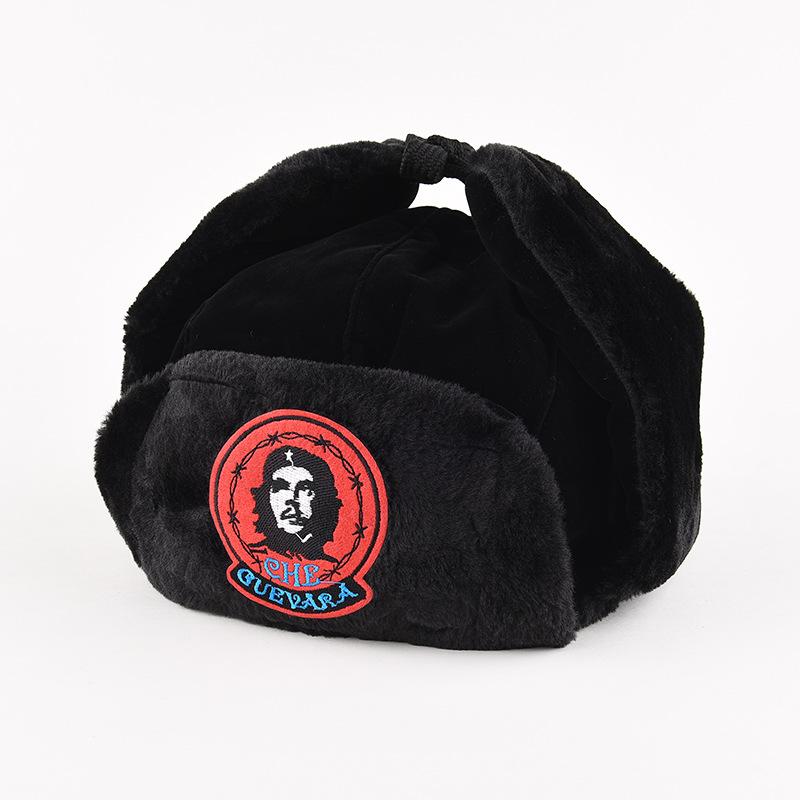 Hat Men's Tide Winter Fleece Thickened Cotton Hat Thermal Hat Cold Protection Ear Protection Cycling Ski Hat Big Head