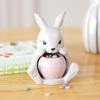 Candle Holder Mold Bunny Theme Easy Release Mould Easter Candle Holder Silicone Mold for Plaster Epoxy Resin Soap Chocolate