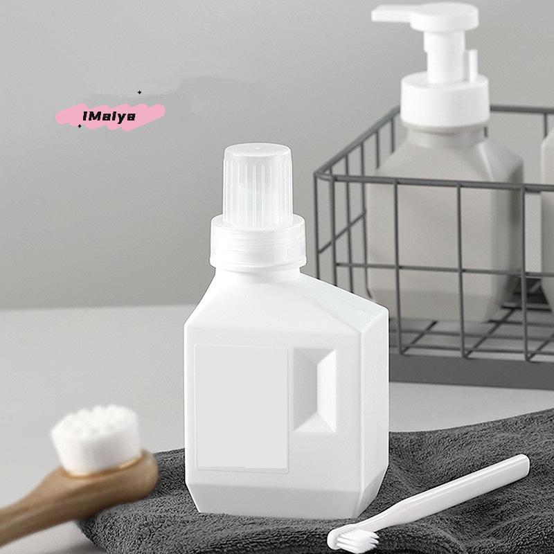 M-1Pc 400/600/1000ml Large Capacity Laundry Detergent Dispenser Bottle Household Softener Shampoo Shower Gel Storage Container