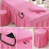 Thick Bed Skirt Beauty Salon Massage Table Bed Cover High-grade Skin-Friendly Bed Sheet SPA Therapy Bedspread With Hole