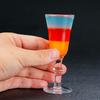 Stemmed Liqueur/Schnapps Glasses Shot Glass Rainbow Cocktail Glass 30ml - Pack of 4