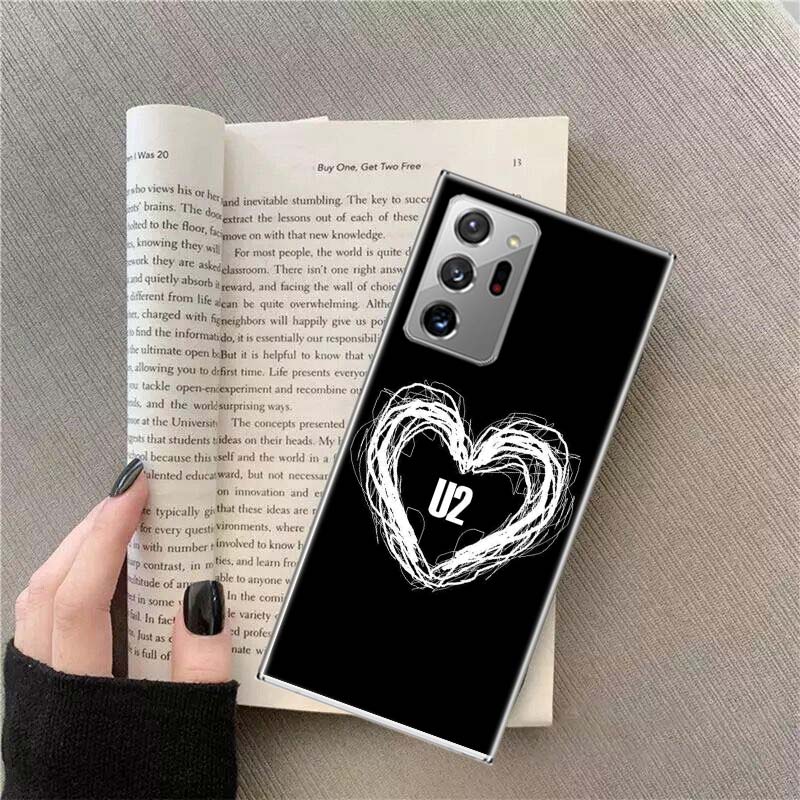 Band U2 Phone Case For Samsung Galaxy S25 Edge S24 S23 FE S22 S26 Ultra S21 S20 S10 Plus Capa Soft