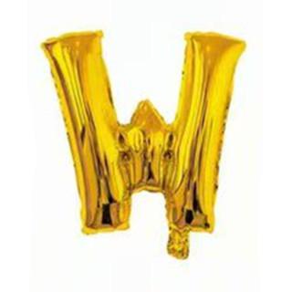 16 Inch Slim Gold Letter Aluminum Foil Balloon Bright Gold Wedding Decoration Film Balloon
