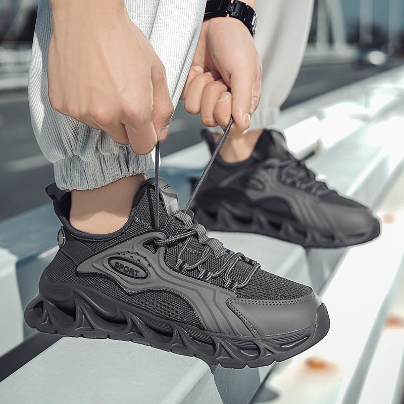 YRZL Men's Sneakers Casual Running Sneakers for Men Sports Shoes Anti Slip Professional Training Shoe Jogging Walking Mens Shoes