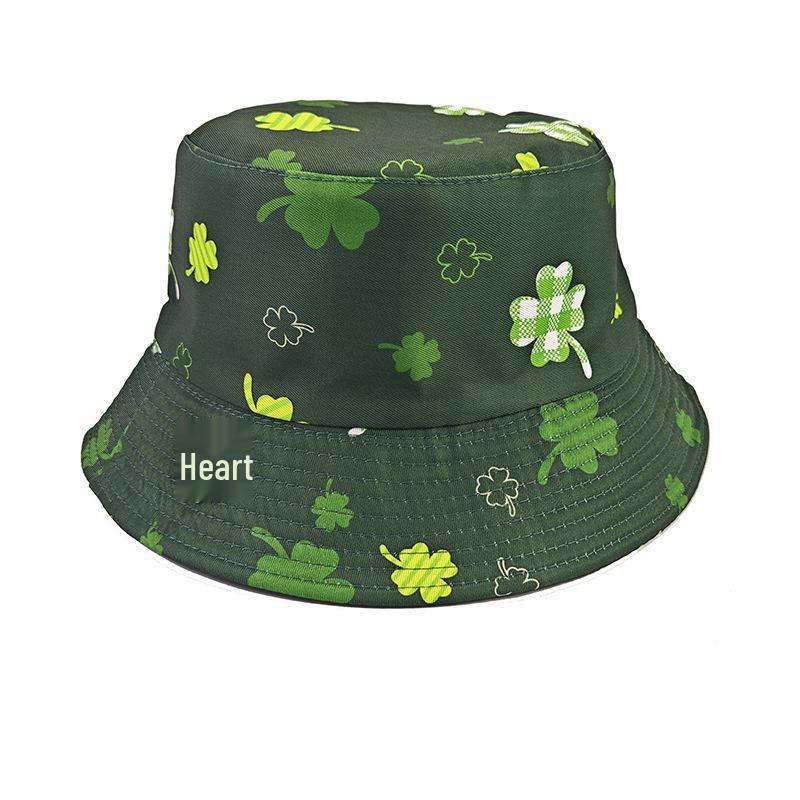 Retro Graffiti Double-Sided Bucket Hat for Men & Women - Versatile Outdoor Travel Sun Protection