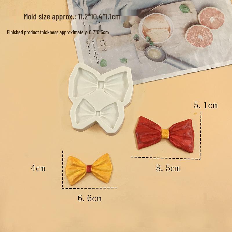 Silicone Mold for Hat, Bow Tie, Collar Cake & Chocolate Fondant