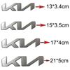 2 Pièces Emblème Capot Avant Coffre Arrière Autocollants Logo KIA K9 Sportage Niro K5 Carnival EV6 EV9 EV3 K8 Stinger