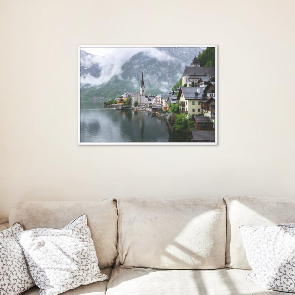 Malowanie Po Numerach Z Ramą Obrazy Do Malowania - Alpejska Cisza 50X40 Cm