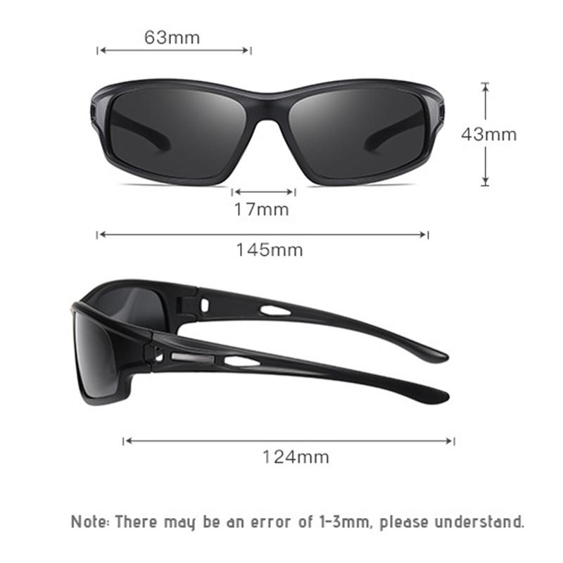 Herrenmode Photochrome Polarisierte Sonnenbrille Markendesign Sport Sonnenbrille für Herren Geschenke