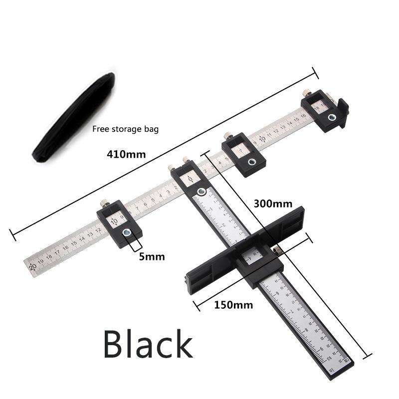 Hole Punch Jig Tool Drill Guide Sleeve for Cabinet Hardware Woodworking Drilling