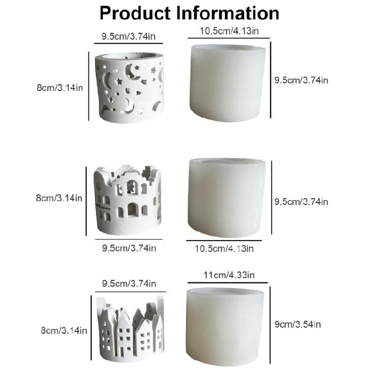 Versatile Sturdy Silicone Model for Moon Star Candle Accessory Portable for Artistics and Craft Supplies Lovers