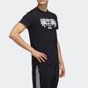 Adidas Graphic Print Short Sleeve T-shirt Men Tops Black FL3576