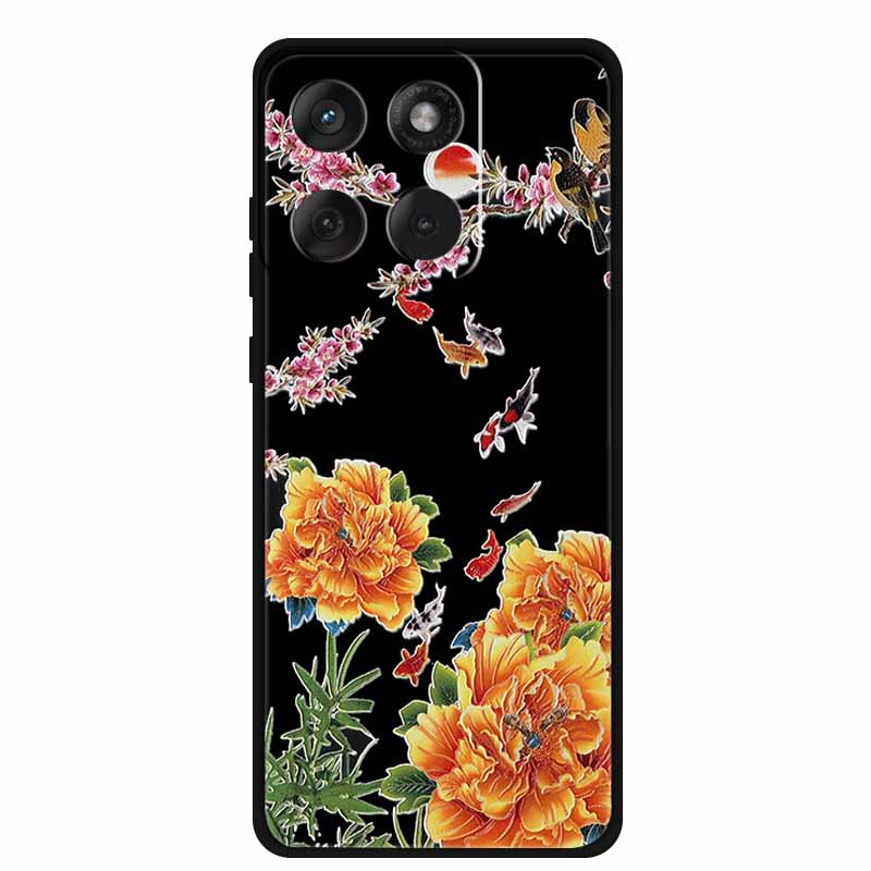 3D Emboss Flower Case For Moto Edge 60 60s Stylus Pro 5G Soft Silicone Bumper Phone Cover For Motorola Edge 60 Fusion 60 s Funda