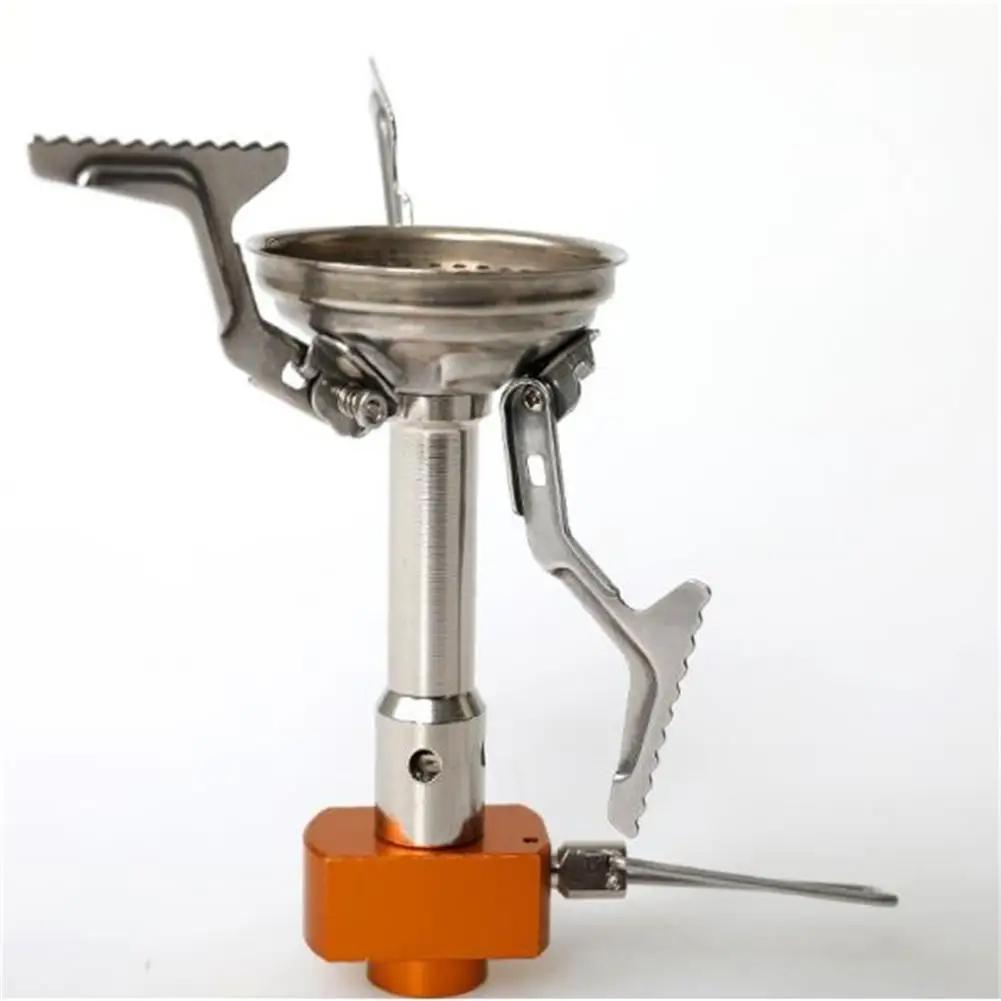 Outdoor Camping Ultra Light Mini Integrated Camping Stove Head Stove Gas Stove Outdoor Cooking Foldable Small Triangle Stove