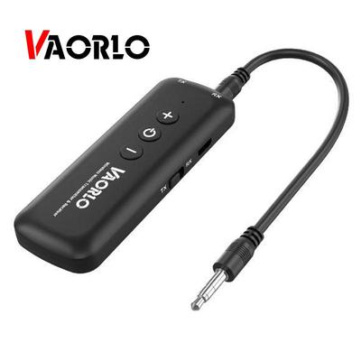 VAORLO Bluetooth 5.0 adaptér s mikrofonem 2v1 vysílač a přijímač pro sluchátka reproduktor Stereo bezdrátový audio adaptér