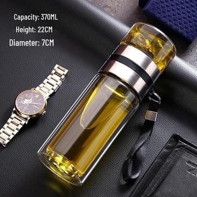 OLOEY High Borosilicate Glass Travel Mug