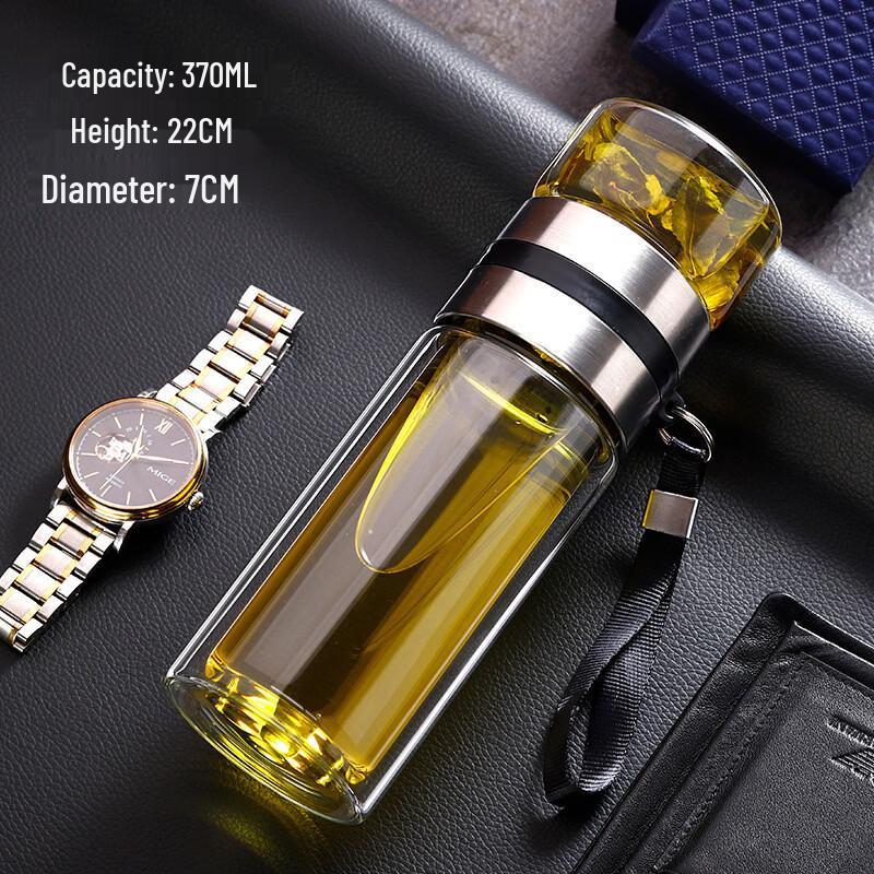 

OLOEY High Borosilicate Glass Travel Mug