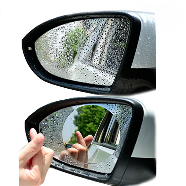 Car rearview mirror anti-rain film, car anti-fog hydrophobic film, rearview mirror anti-glare, anti-rain, waterproof film 80*80MM circular