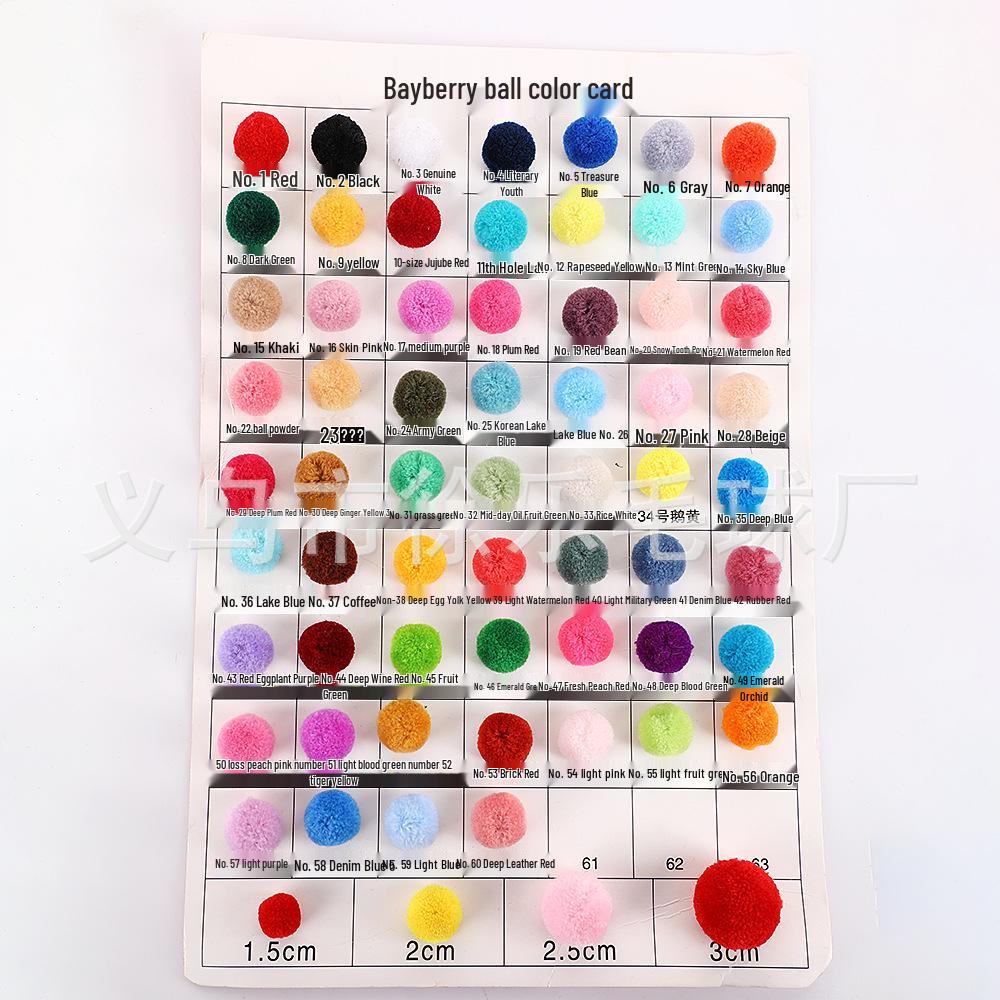 

Конфетные Помпоны из Полиэстера с Градиентом – Высокоэластичные Плюшевые Шарики для Рождественских Аксессуаров Своими Руками