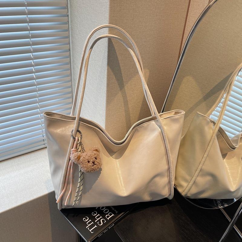 

Женская сумка-тоут большой вместимости, новая простая и универсальная летняя наплечная сумка, повседневная сумка для студентов колледжа для поездок на работу