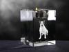 Jack Russell Terrier – Candle holder with dog photo, crystal tealight holder | Art-Dog