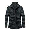 Camicia a maniche lunghe da uomo Camicia mimetica casual autunnale Camicia ampia da lavoro