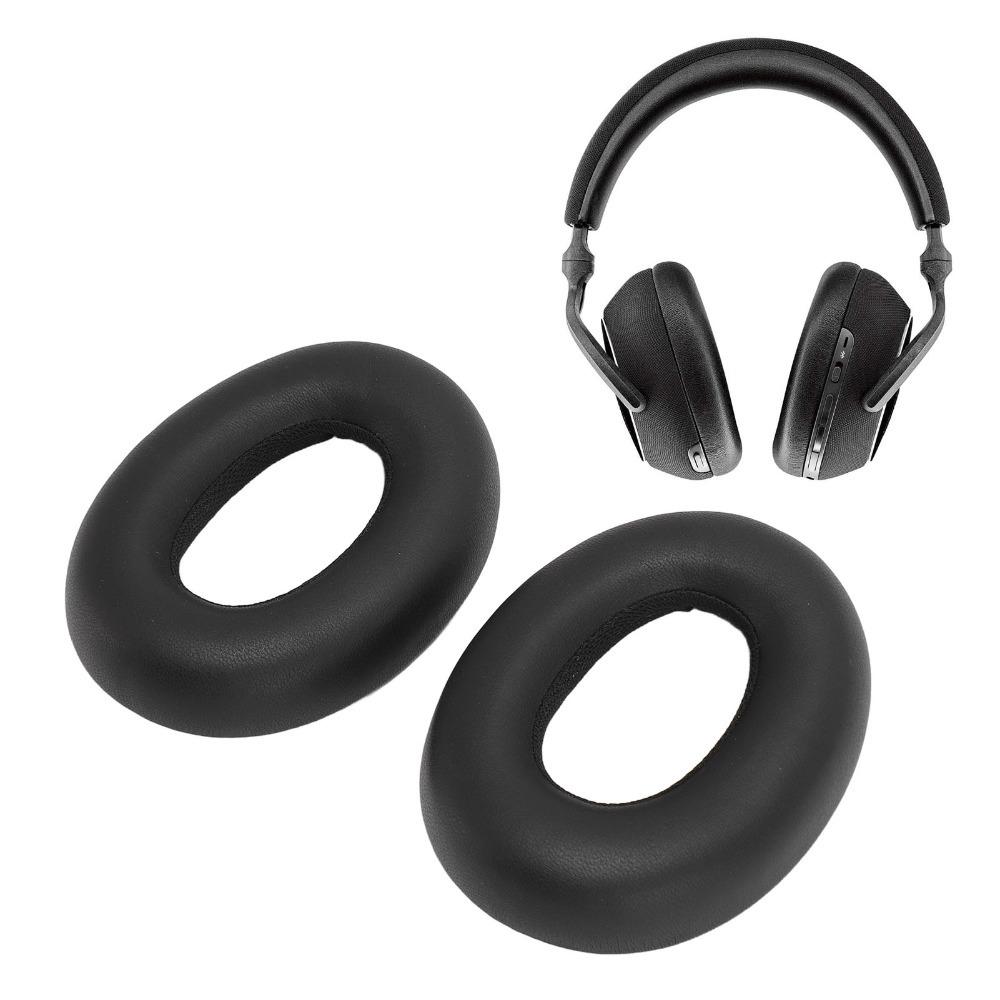 2PCS Black Noise Isolation Ear Cushions for Bowers Wilkins Px7 Wireless Bluetooth Headphones