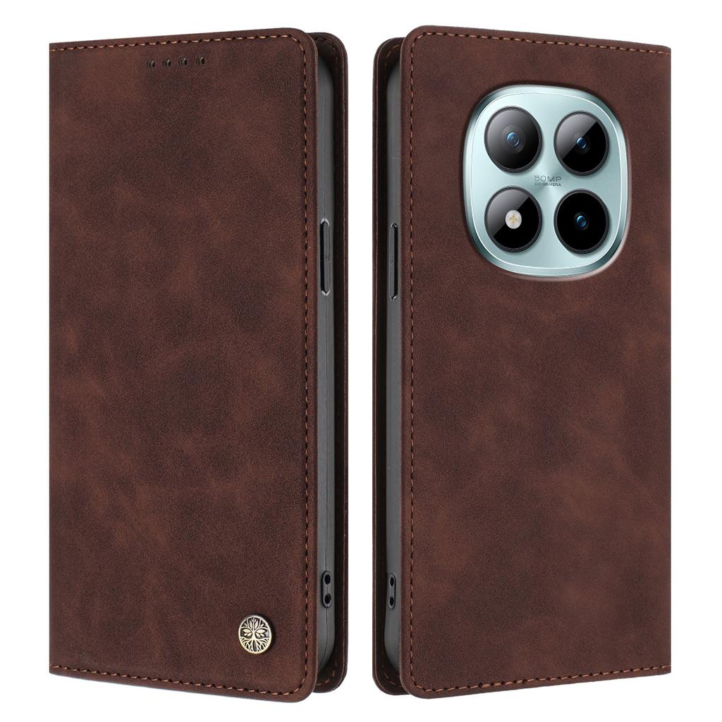 QIALINO For Huawei Mate 80/Mate 80 Pro Case View Window Genuine Cow Leather Flip Phone Cover with