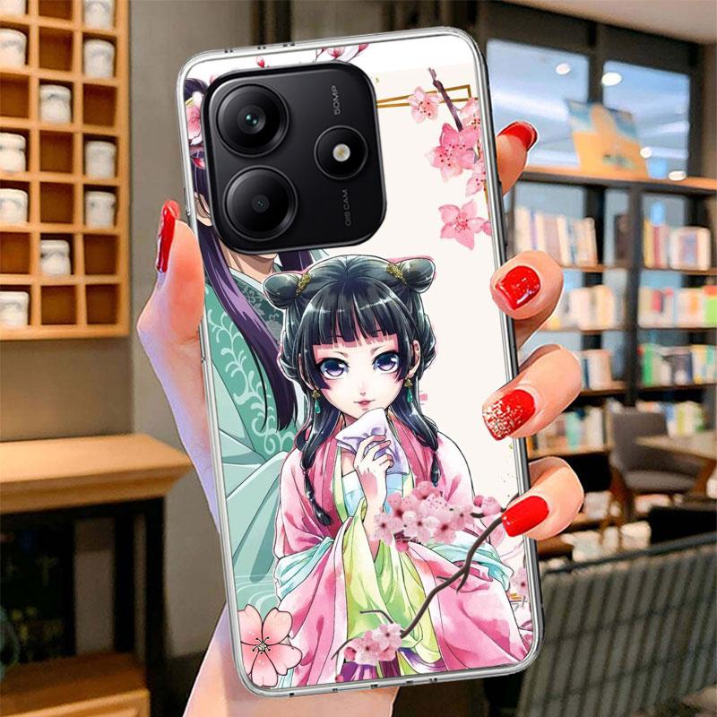 A-Apothecary D-Diaries Anime Phone Case For Xiaomi Redmi Note 15 14 13 12 11 10 Pro Plus 14S 12S 11S 11T 11E 10S Soft Fundas She