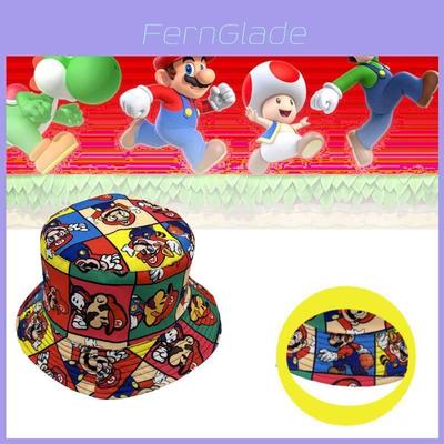 Super Mario Print Fisherman Hat For Men And Women Durable And Stylish Basin Hat