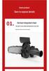 4-inch Electric Drill to Chainsaw Conversion Head - Handheld Mini Chainsaw for Wood and Garden Cutting