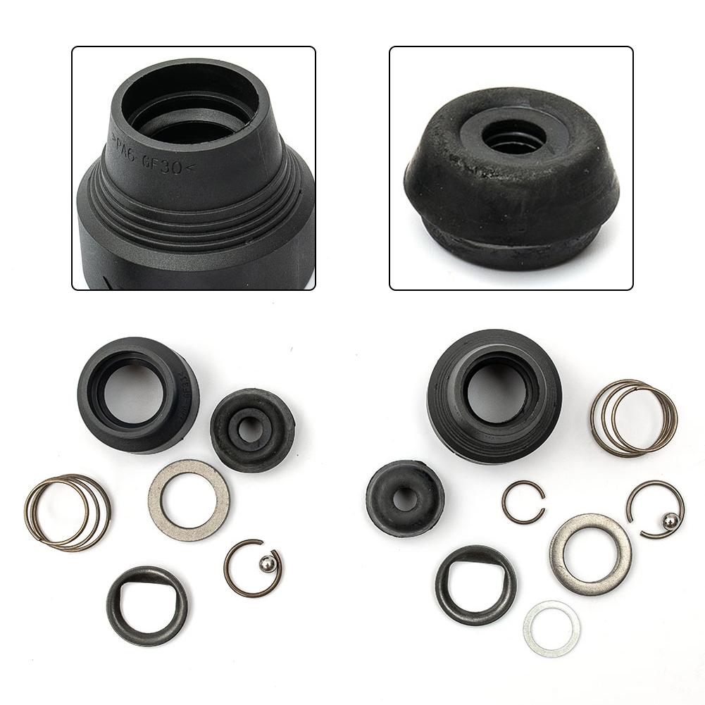 Capac Mandrin Burghiu Negru Nas Mandrină Bit Cauciuc SDS Nou