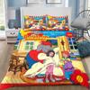 Catoon Benjamin the Elephant 3D Print Bedding Set Duvet Cover Pillowcase 2/3pcs Boy Girl Home Textile full size Kids Bedroom